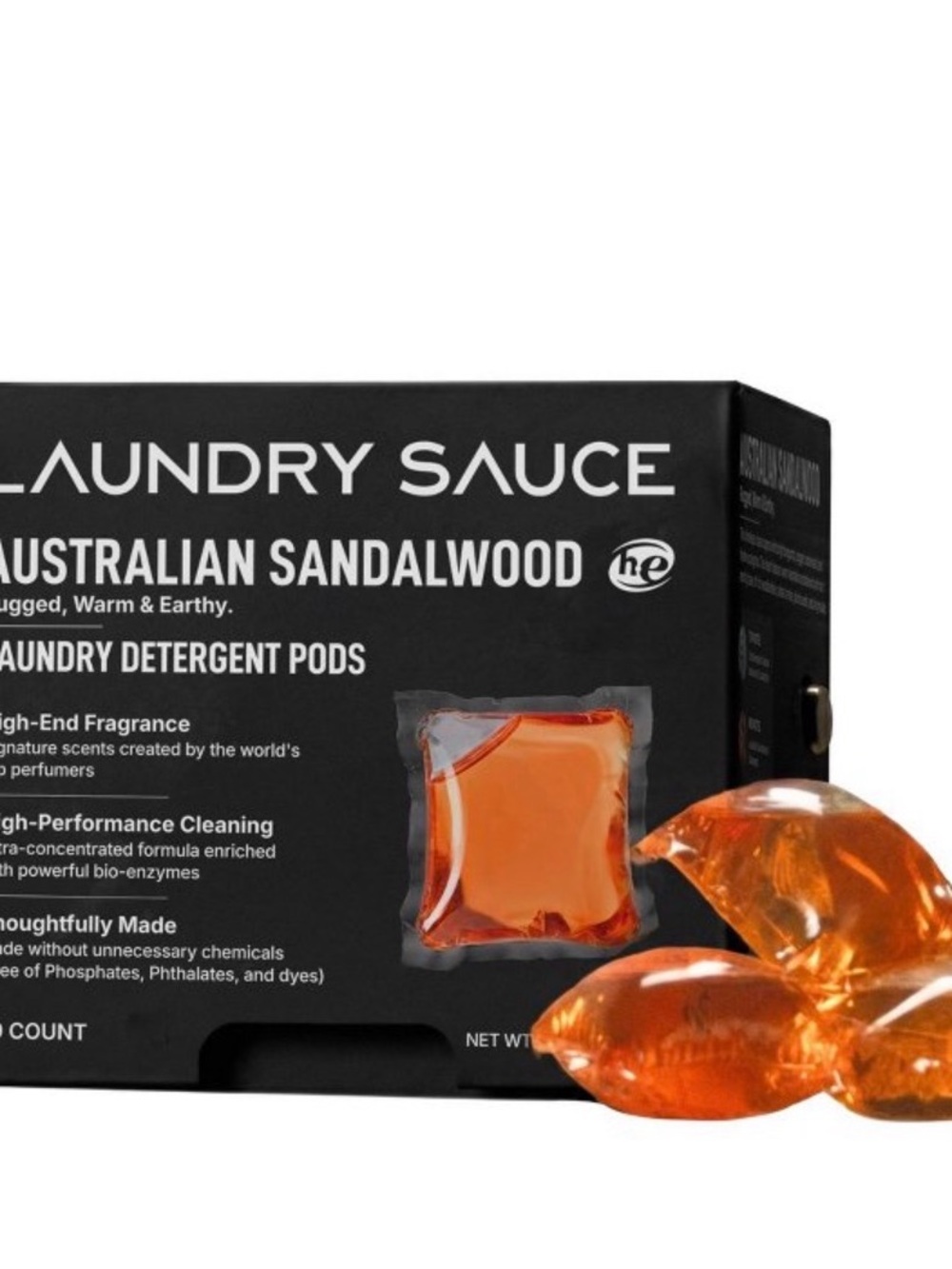 *NEW IN BOX* Laundry Sauce Australian Sandalwood Laundry Detergent Pods-30 count